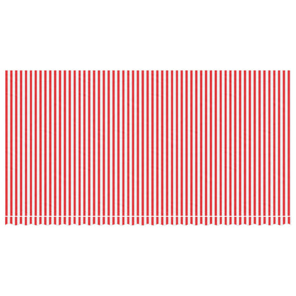 Replacement Fabric for Awning Red and White Stripe 6x3 m
