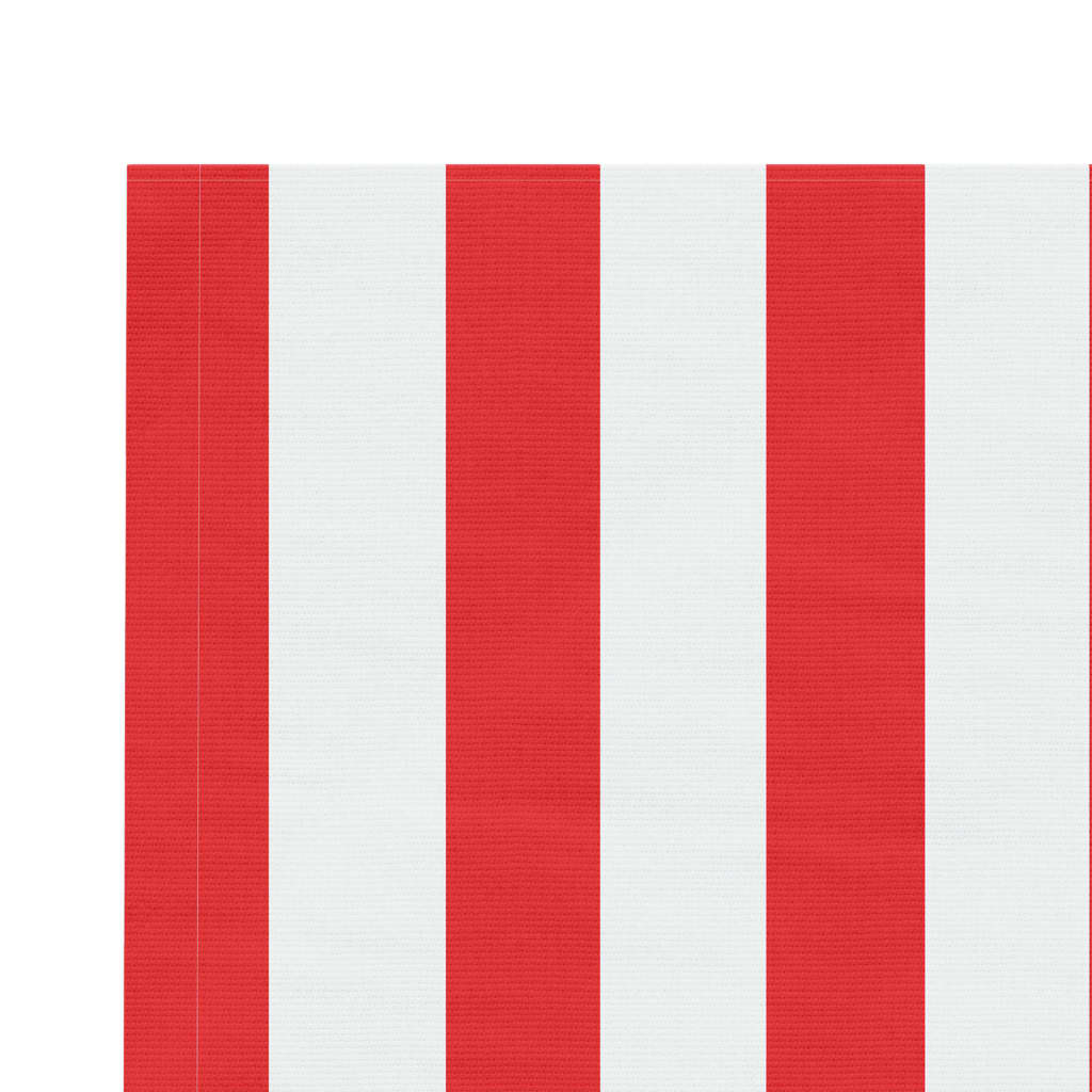 Replacement Fabric for Awning Red and White Stripe 6x3 m
