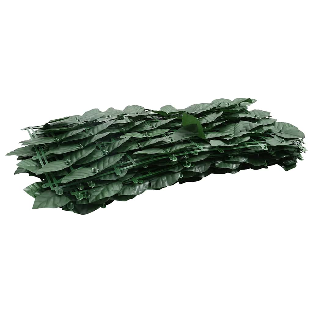 Balcony Screen with Dark Green Leaves 200x150 cm