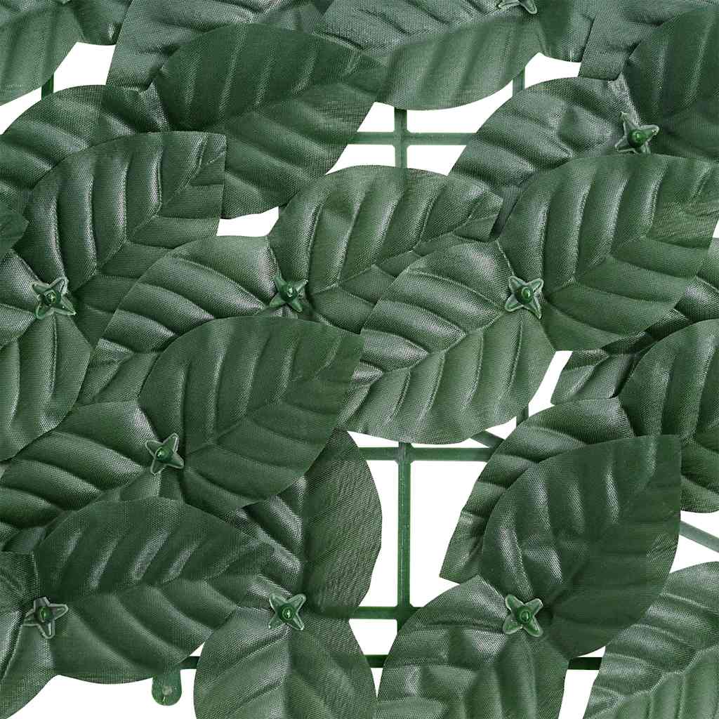 Balcony Screen with Dark Green Leaves 200x150 cm