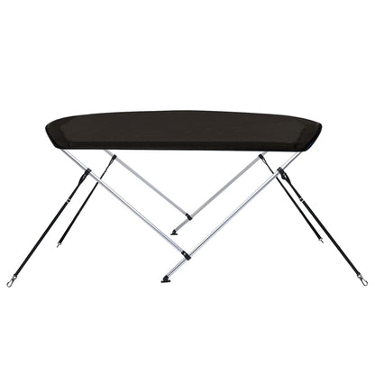 2-bow Bimini Top Black 180x150x110 cm