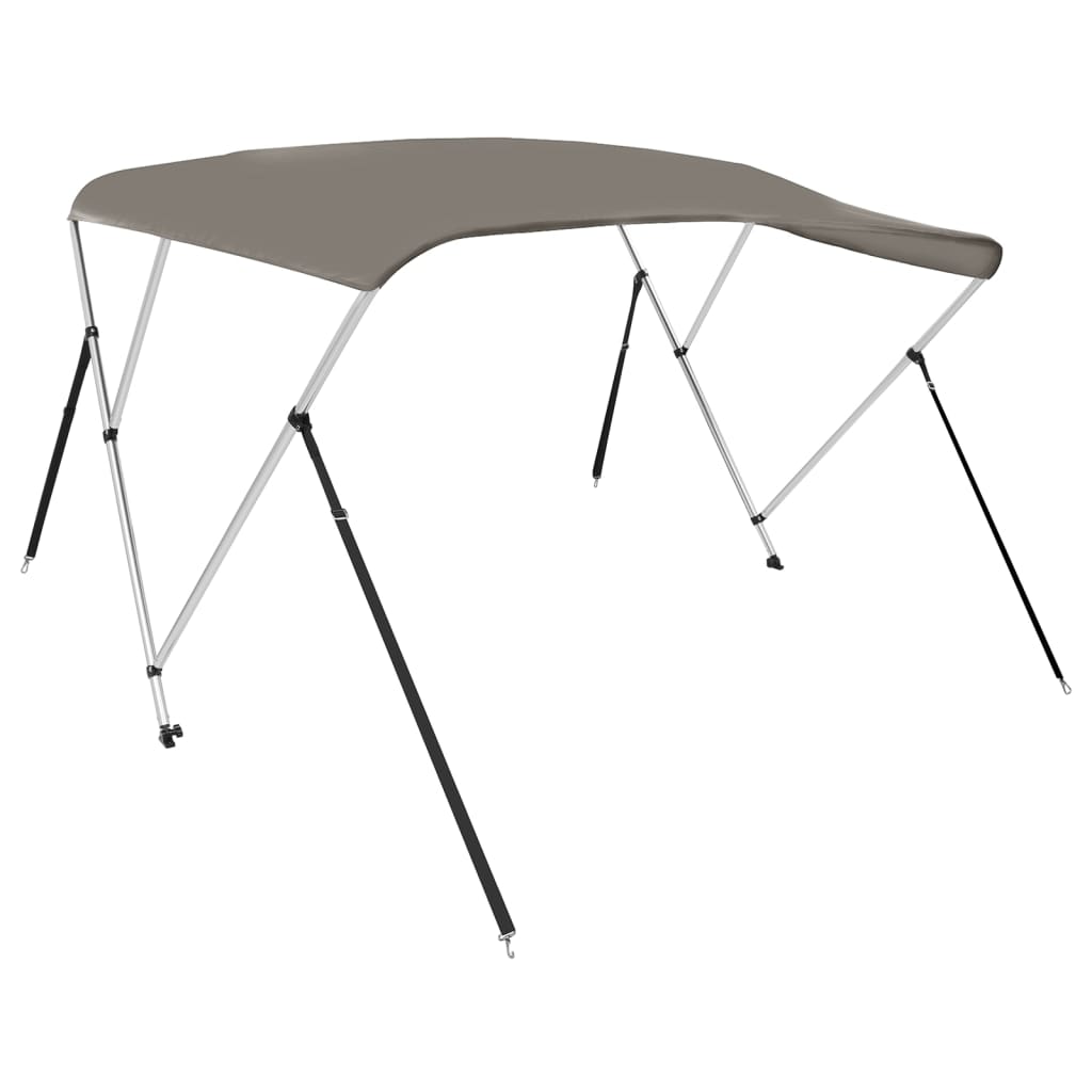 3-bow Bimini Top Grey 183x180x137 cm