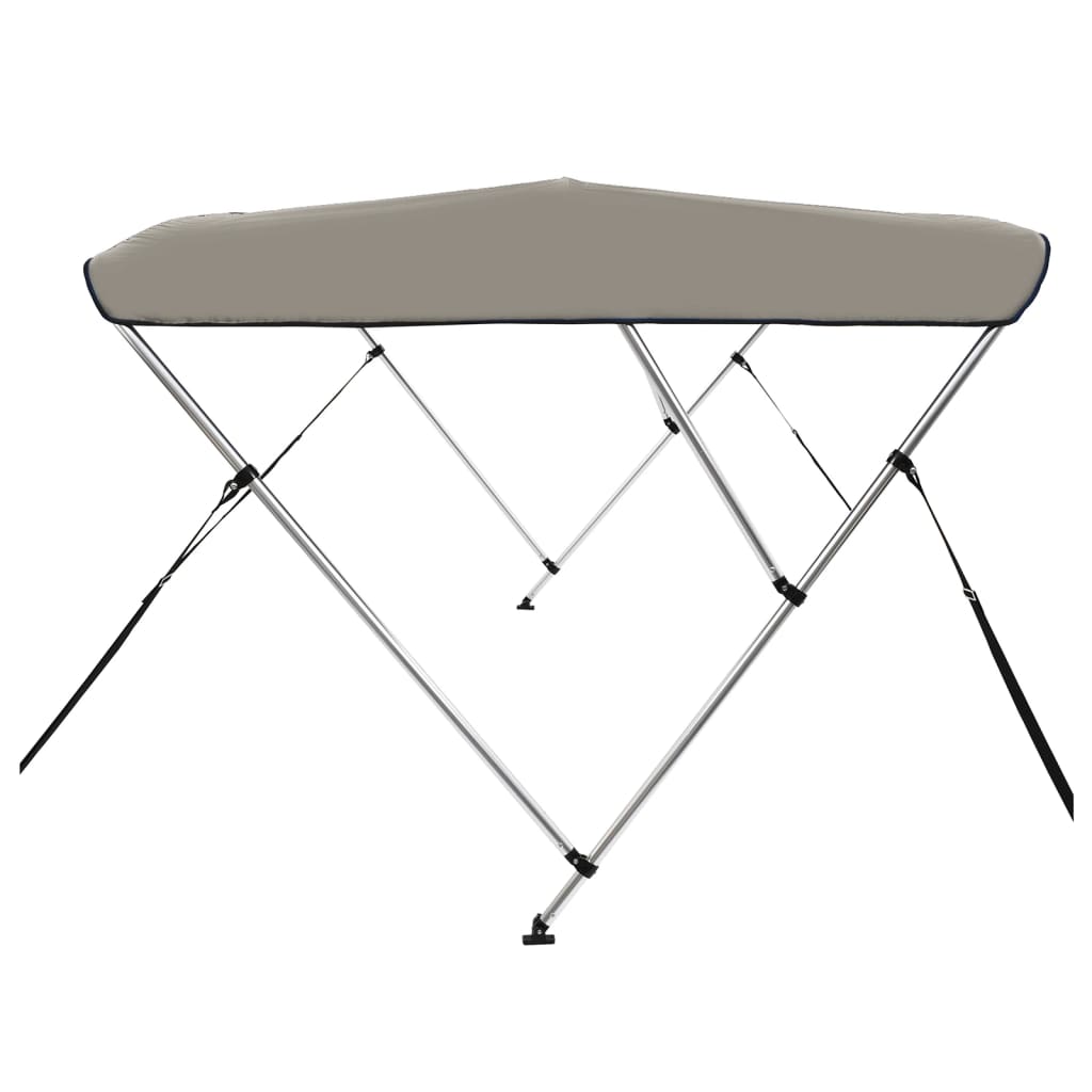 3-bow Bimini Top Grey 183x180x137 cm