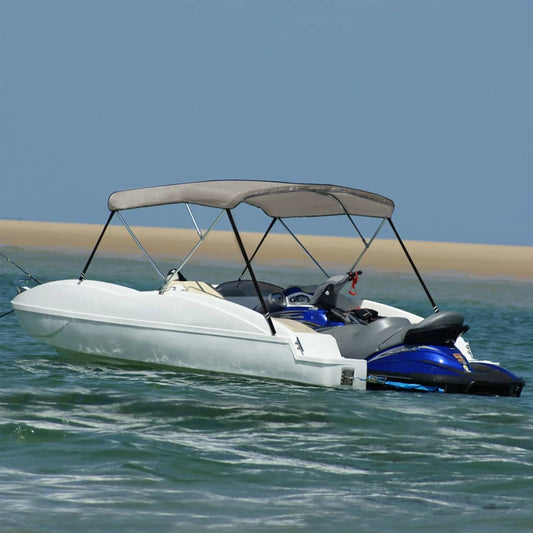 3-bow Bimini Top Grey 183x180x137 cm