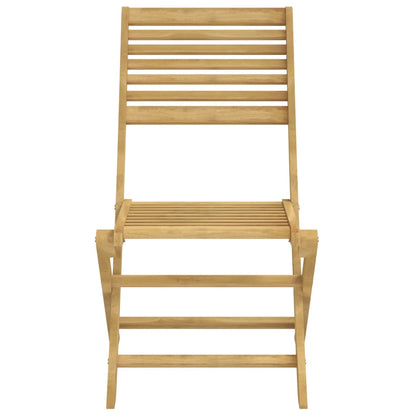 5 Piece Garden Dining Set Solid Wood Acacia