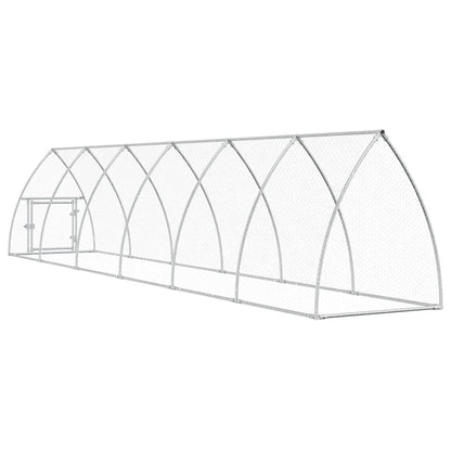 Chicken Cage Silver 600x105x120 cm Galvanised Steel
