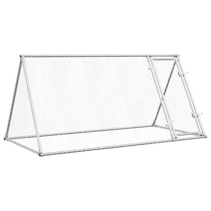 Chicken Cage Silver 200x105x91 cm Galvanised Steel