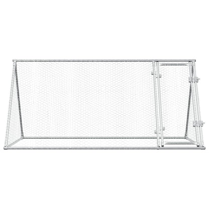Chicken Cage Silver 200x105x91 cm Galvanised Steel