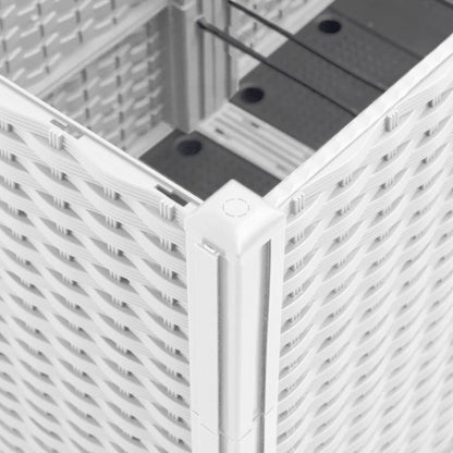 Garden Planter White 160x160x53 cm PP