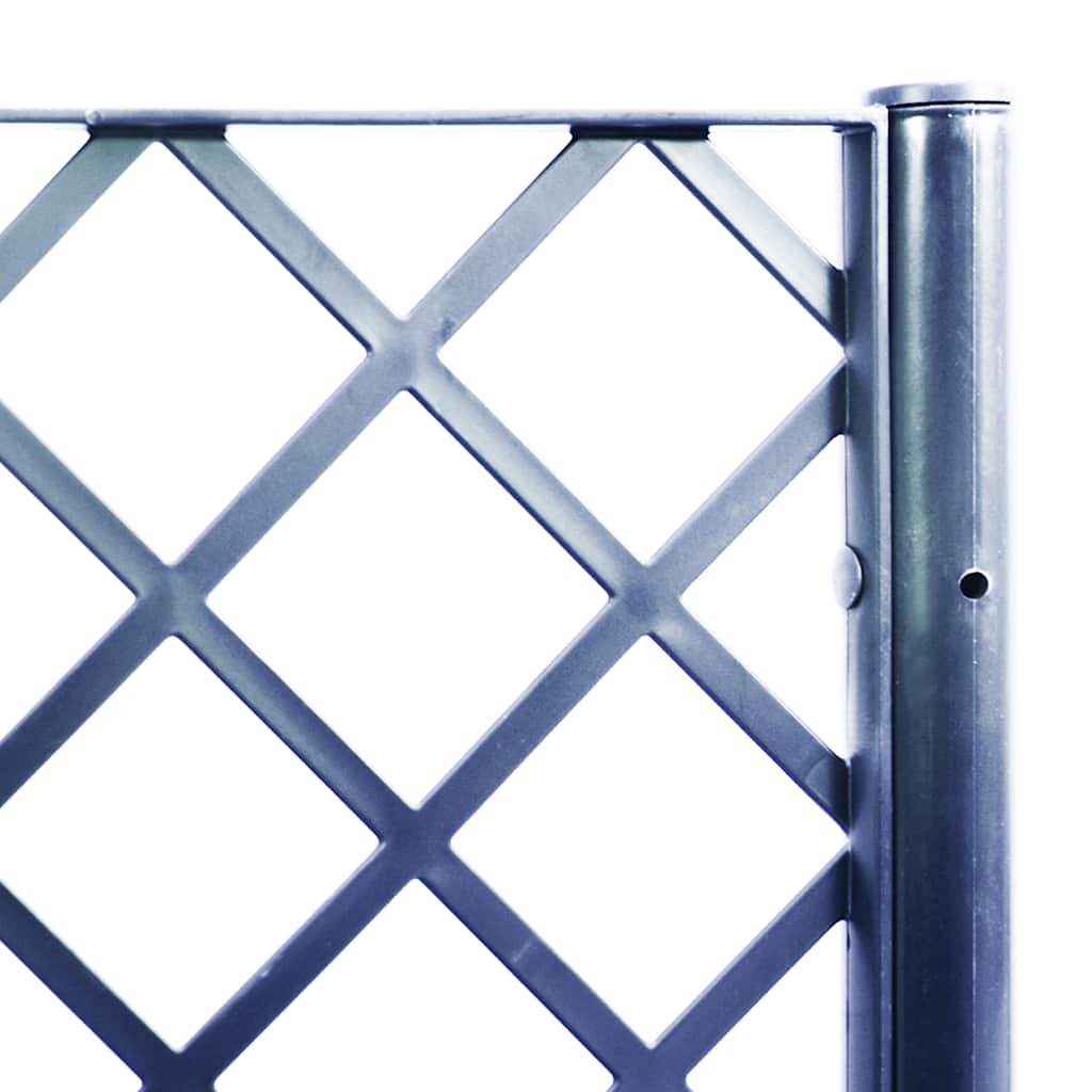 Garden Planter with Trellis Blue Grey 160x120x140 cm PP