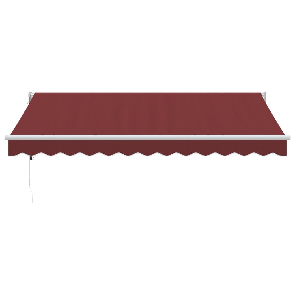 Automatic Retractable Awning Burgundy 350x250 cm