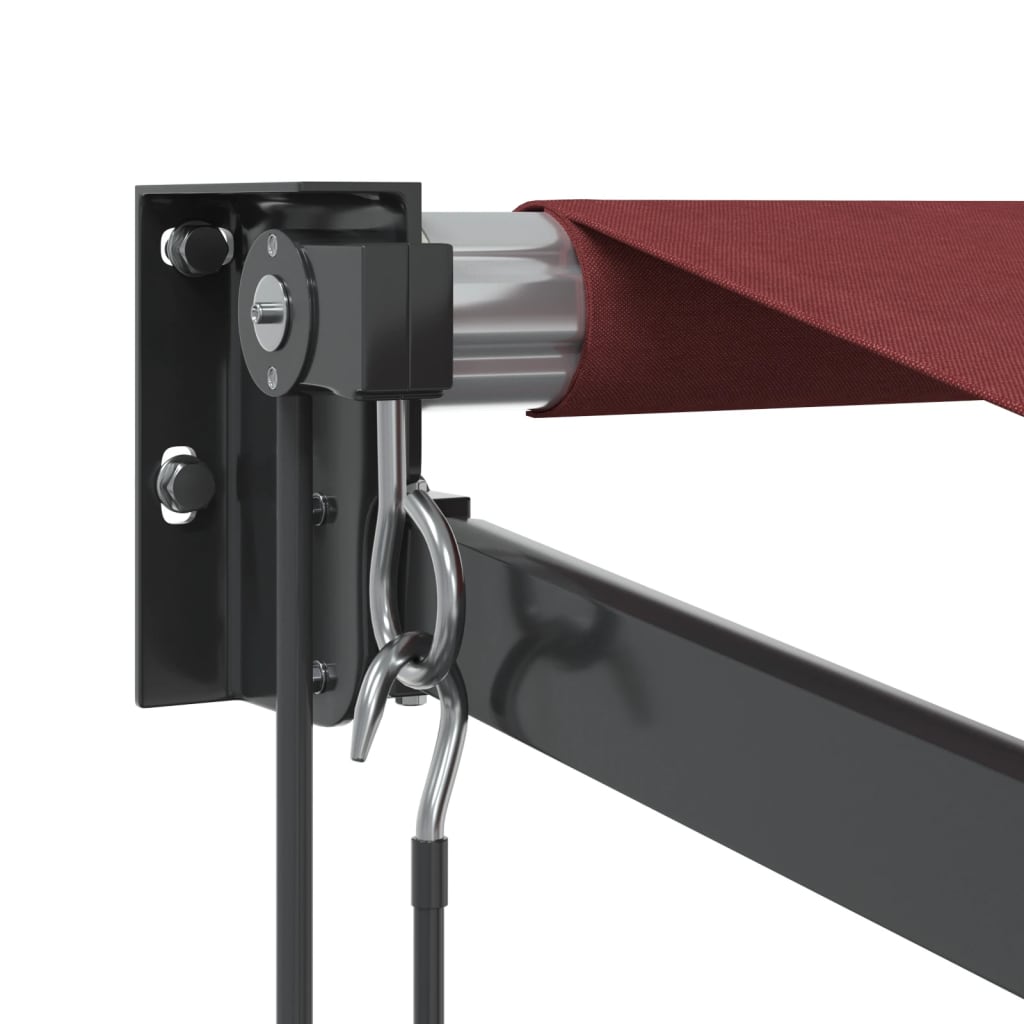 Automatic Retractable Awning Burgundy 350x250 cm