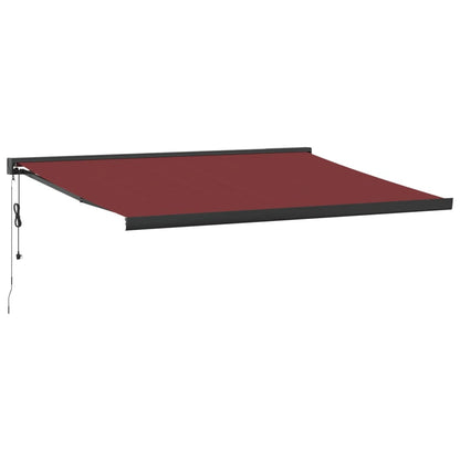 Automatic Retractable Awning Burgundy 400x300 cm