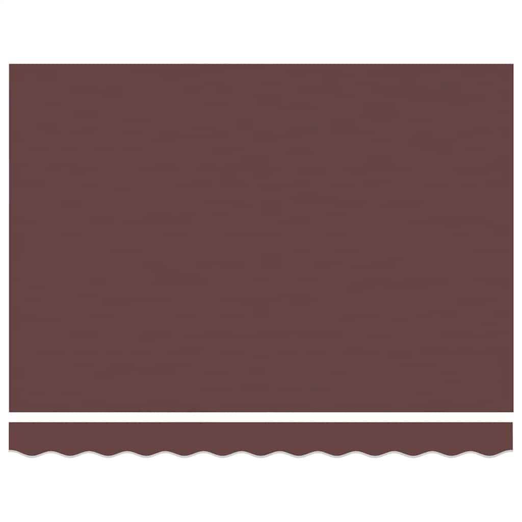 Automatic Retractable Awning Brown 300x250 cm