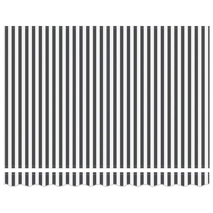 Automatic Retractable Awning Anthracite&White 300x250 cm