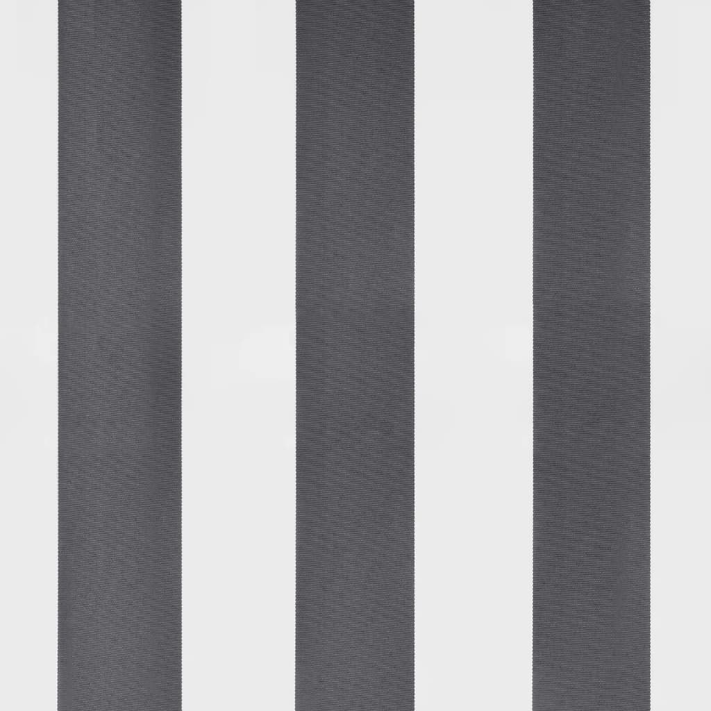 Automatic Retractable Awning Anthracite&White 400x350 cm