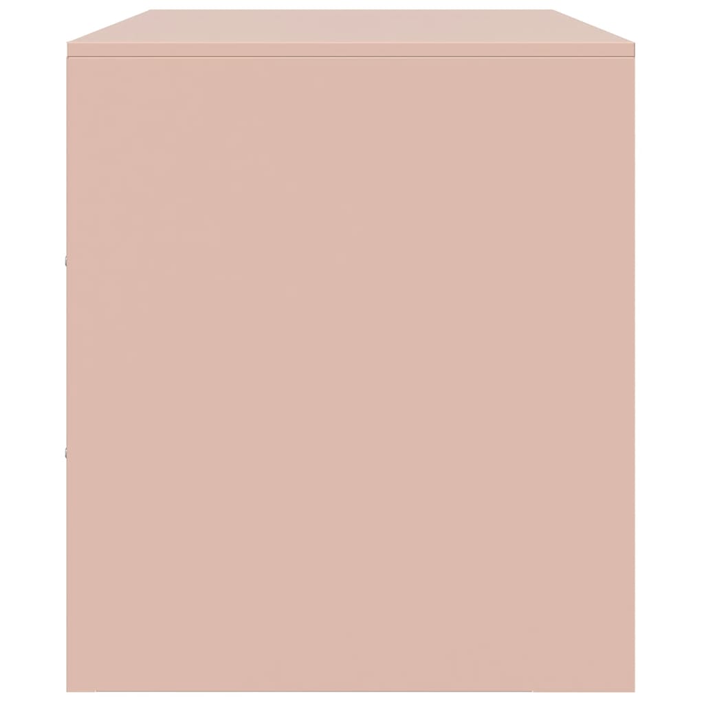 TV Cabinets 2 pcs Pink 67x39x44 cm Steel