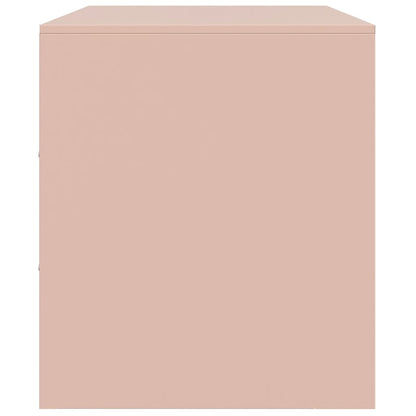 TV Cabinets 2 pcs Pink 67x39x44 cm Steel