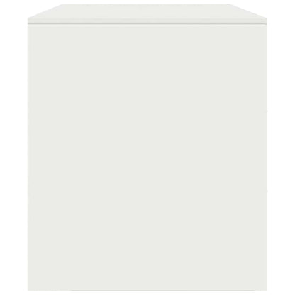 TV Cabinets 2 pcs White 67x39x44 cm Steel