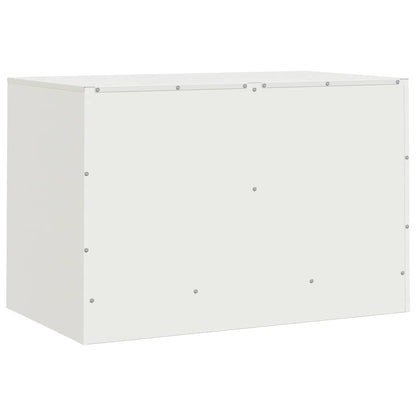 TV Cabinets 2 pcs White 67x39x44 cm Steel