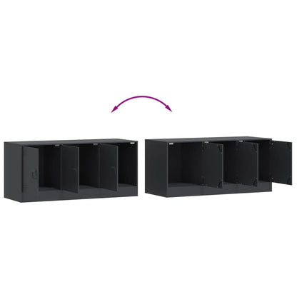TV Cabinet Anthracite 99x39x44 cm Steel