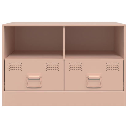 TV Cabinets 2 pcs Pink 67x39x44 cm Steel