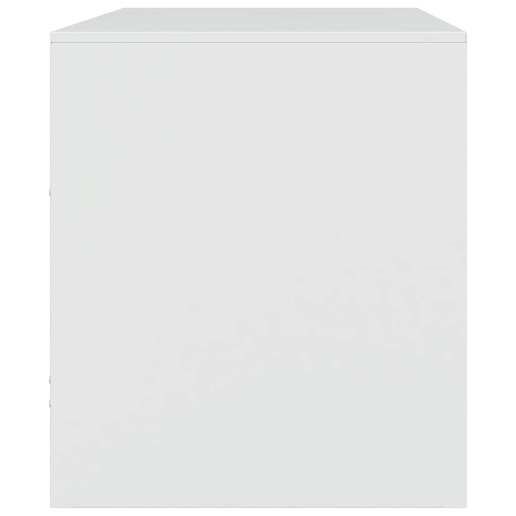 TV Cabinets 2 pcs White 67x39x44 cm Steel
