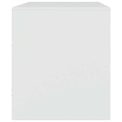 TV Cabinets 2 pcs White 67x39x44 cm Steel