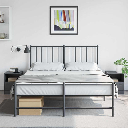 Bedside Cabinets 2 pcs Anthracite 34.5x39x44 cm Steel