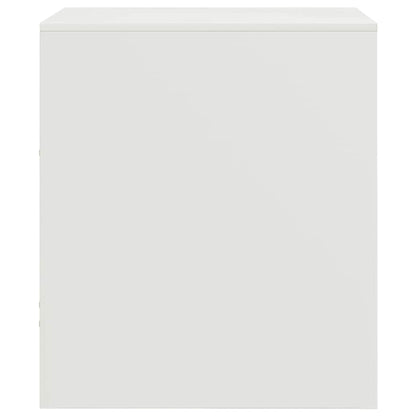 Bedside Cabinets 2 pcs White 34.5x39x44 cm Steel