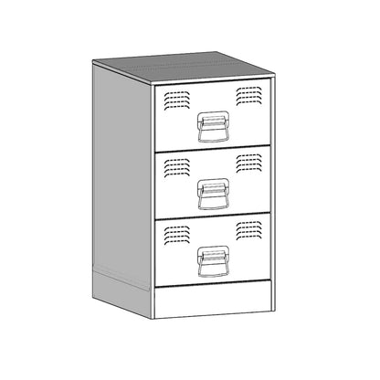 Bedside Cabinets 2 pcs Pink 34.5x39x62 cm Steel