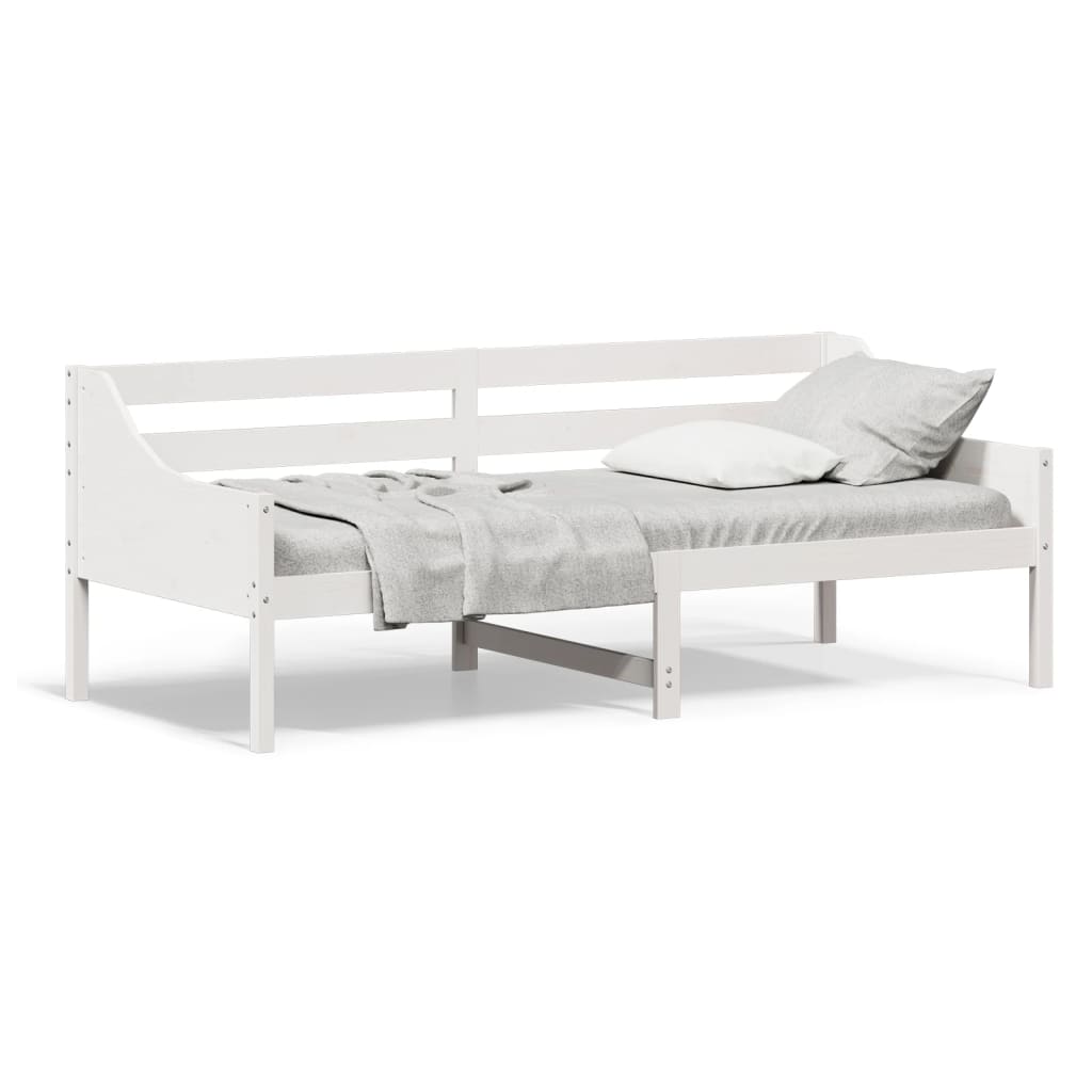 Day Bed without Mattress White 80x200 cm Solid Wood Pine