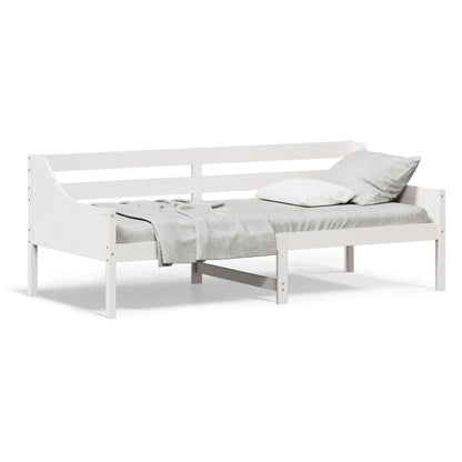Day Bed without Mattress White 80x200 cm Solid Wood Pine