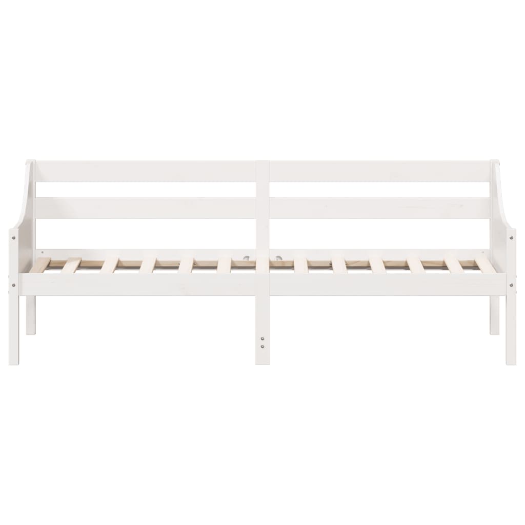 Day Bed without Mattress White 80x200 cm Solid Wood Pine