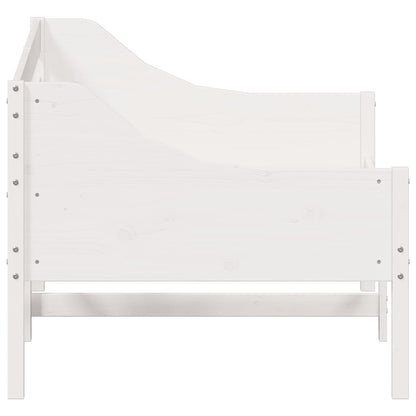 Day Bed without Mattress White 80x200 cm Solid Wood Pine