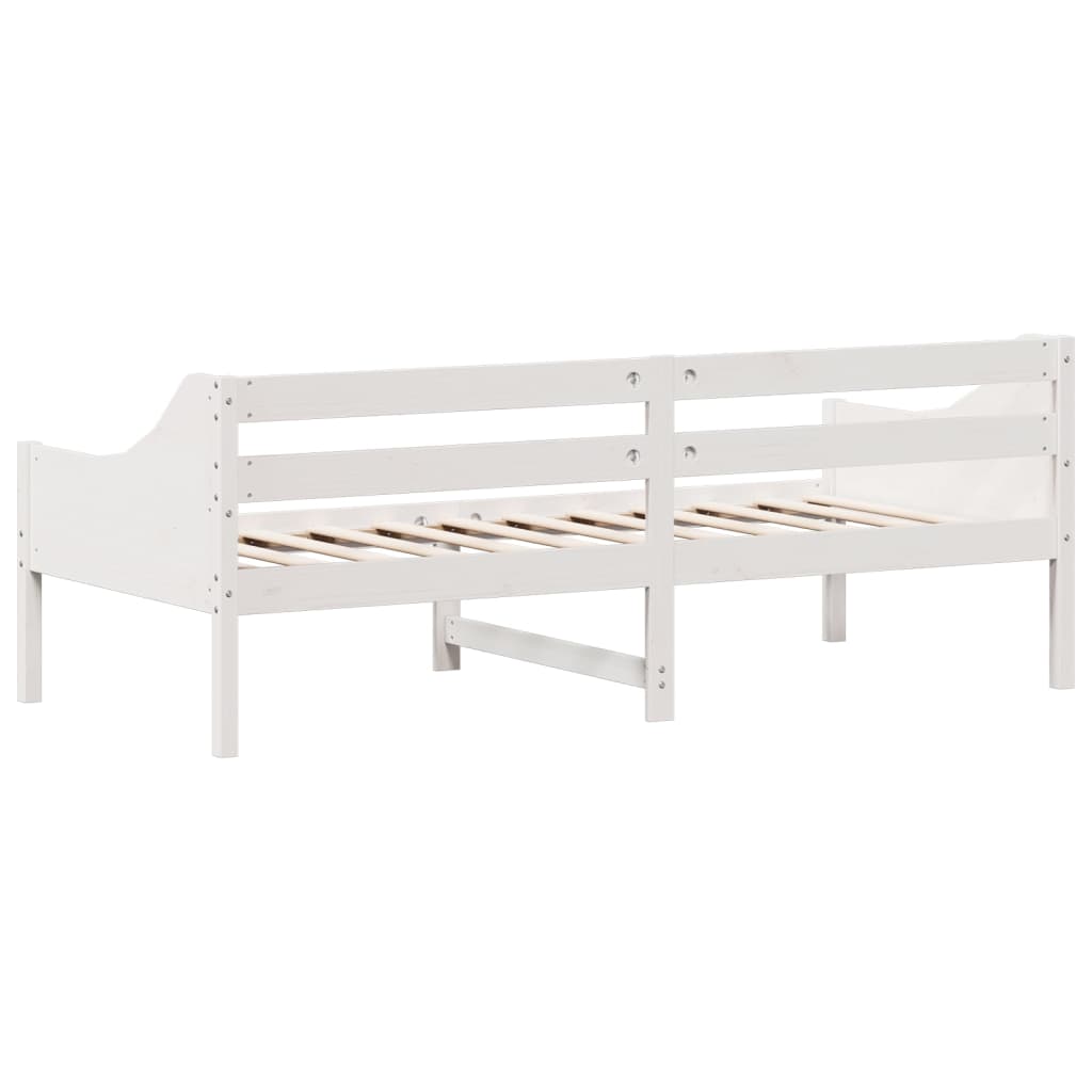 Day Bed without Mattress White 80x200 cm Solid Wood Pine