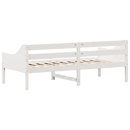 Day Bed without Mattress White 80x200 cm Solid Wood Pine