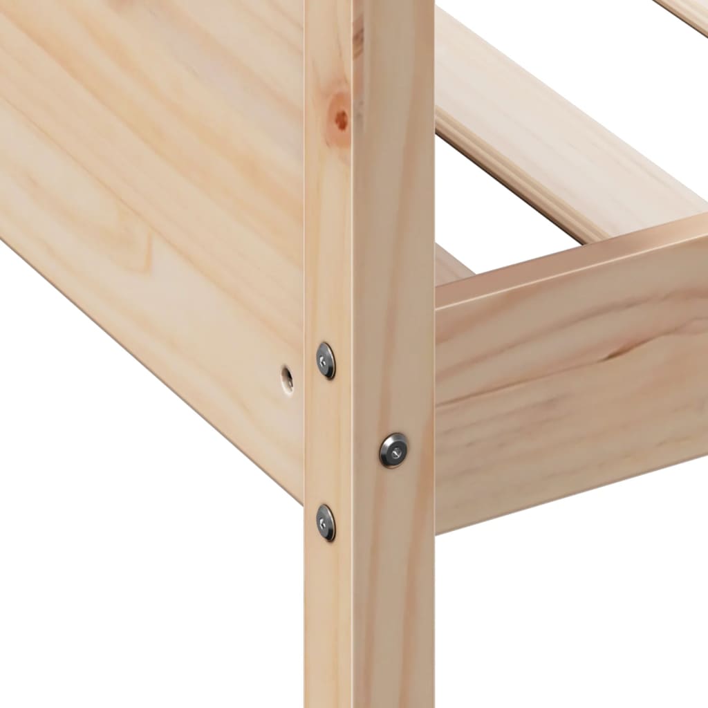 Day Bed without Mattress 90x190 cm Single Solid Wood Pine