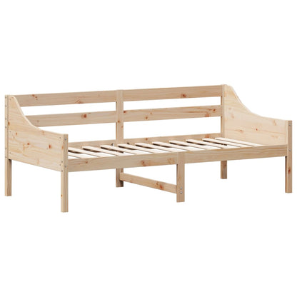 Day Bed without Mattress 75x190 cm Small Single Solid Wood Pine