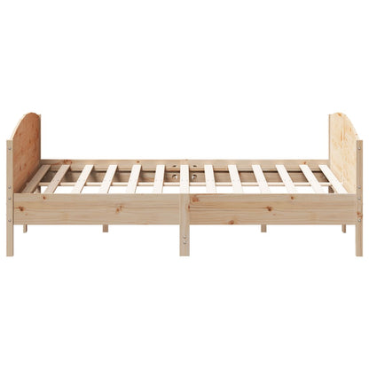 Bed Frame without Mattress 180x200 cm Super King Solid Wood Pine