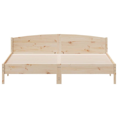 Bed Frame without Mattress 180x200 cm Super King Solid Wood Pine