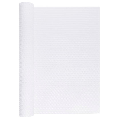 Balcony Screen White 1000x80 cm Poly Rattan