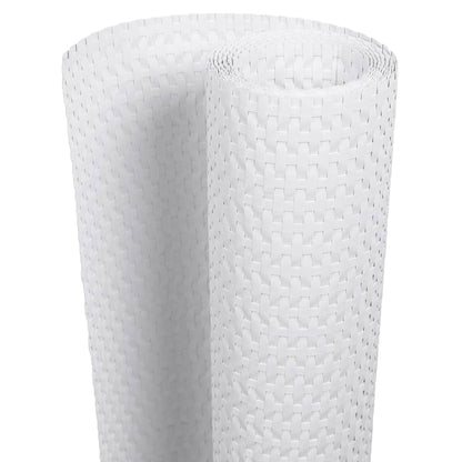 Balcony Screens 5 pcs White 255x19 cm Poly Rattan