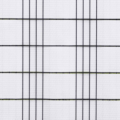 Balcony Screens 5 pcs White 255x19 cm Poly Rattan
