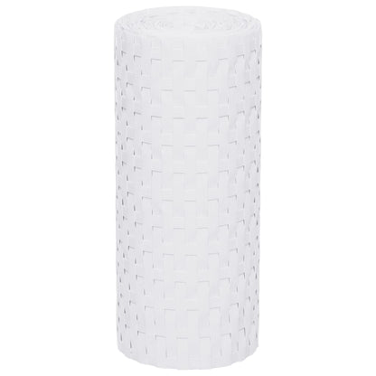 Balcony Screens 10 pcs White 255x19 cm Poly Rattan