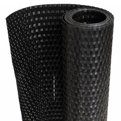 Balcony Screens 5 pcs Black 255x19 cm Poly Rattan
