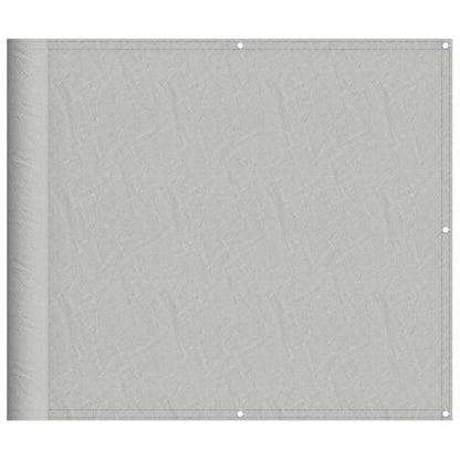 Balcony Screen Light Grey 90x300 cm 100% Polyester Oxford