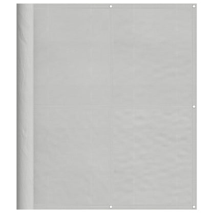 Balcony Screen Light Grey 120x500 cm 100% Polyester Oxford