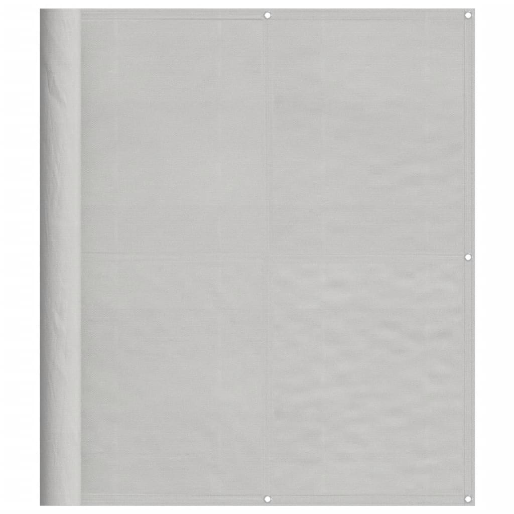 Balcony Screen Light Grey 120x800 cm 100% Polyester Oxford