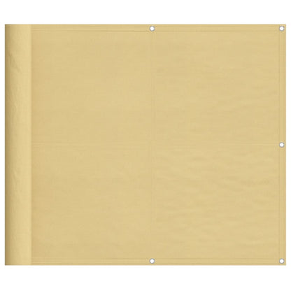 Balcony Screen Sand 90x300 cm 100% Polyester Oxford